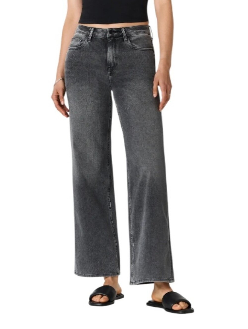 Quince Bella Stretch Relaxed Straight High-Rise Denim Jeans